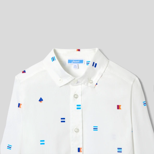 Chemise enfant garçon en Oxford