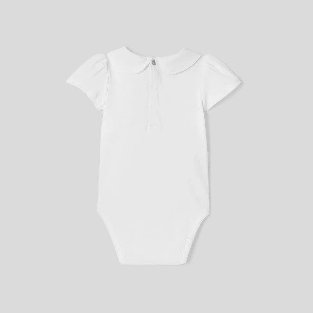 Body bébé fille à double col