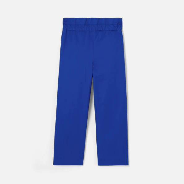 Pantalon droit enfant fille en gabardine