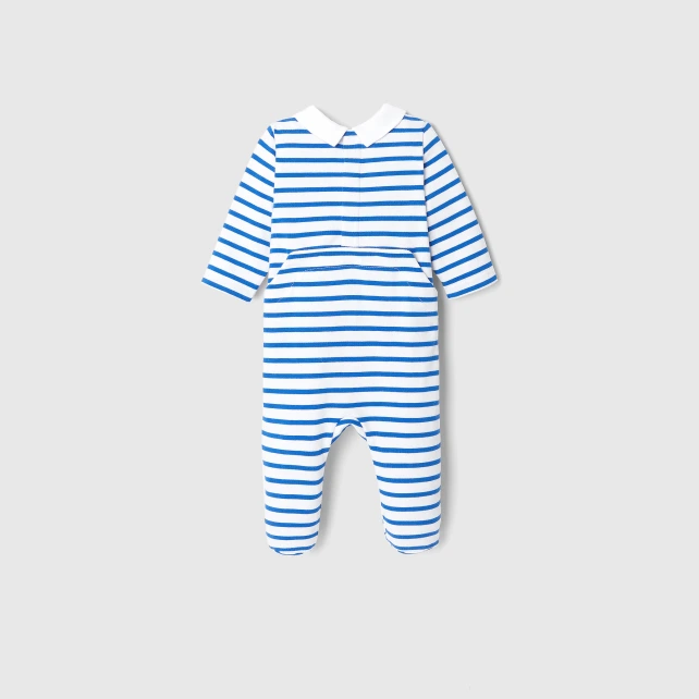Pyjama bébé garçon en jersey rayé