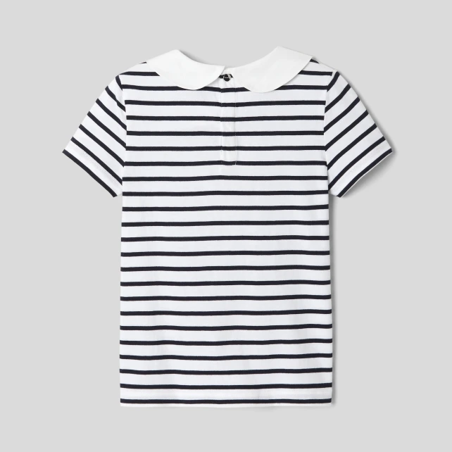 Polo rayé enfant fille