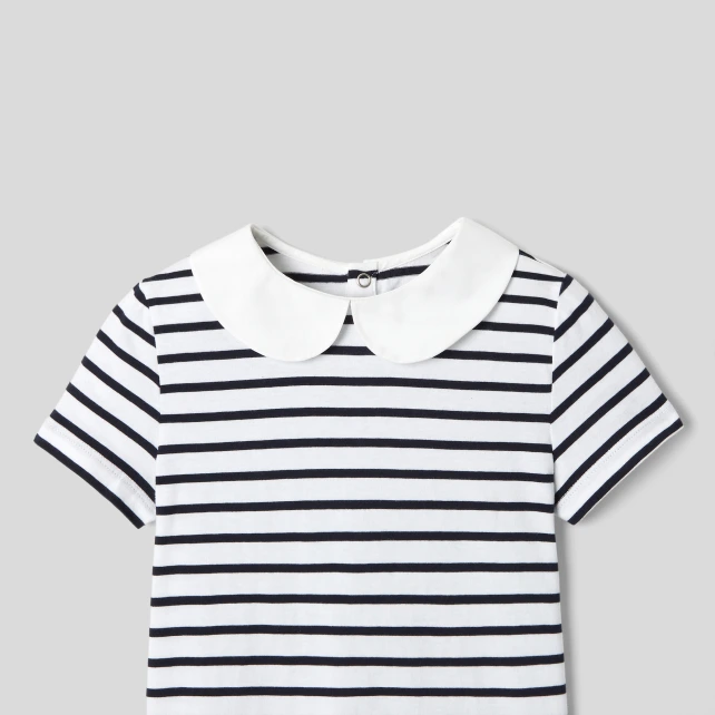 Polo rayé enfant fille