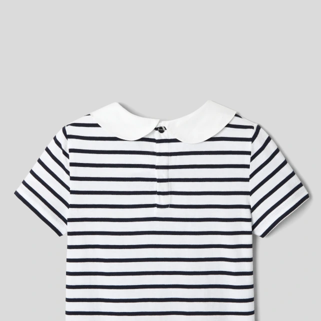 Polo rayé enfant fille