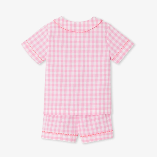 Pyjashort enfant fille en Vichy