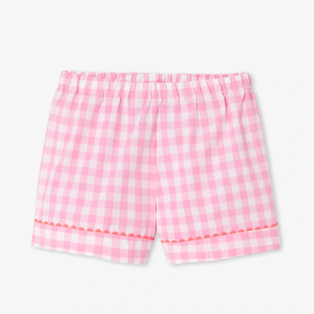 Pyjashort enfant fille en Vichy
