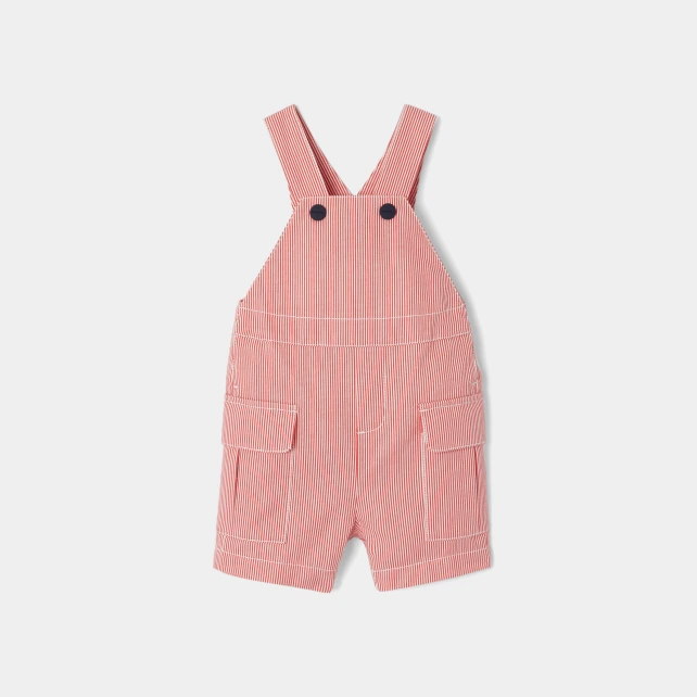 Salopette short bébé garçon