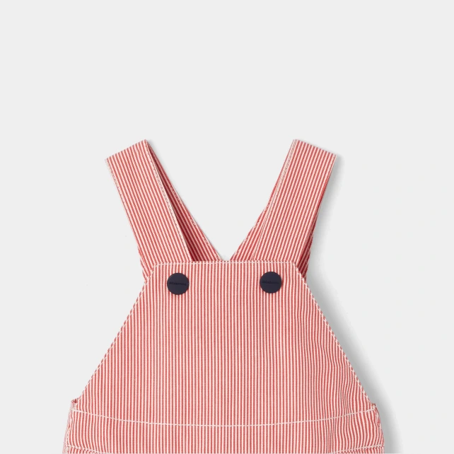 Salopette short bébé garçon