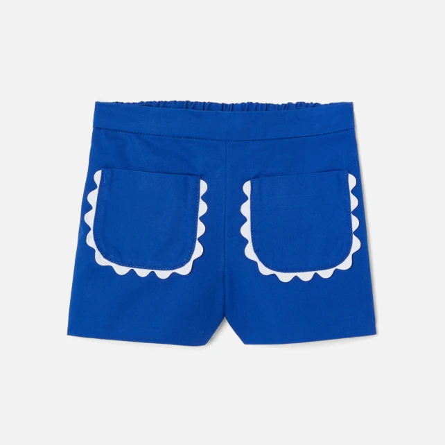 Short bébé fille en lin