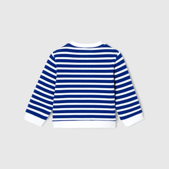 Sweat bébé garçon esprit marinière