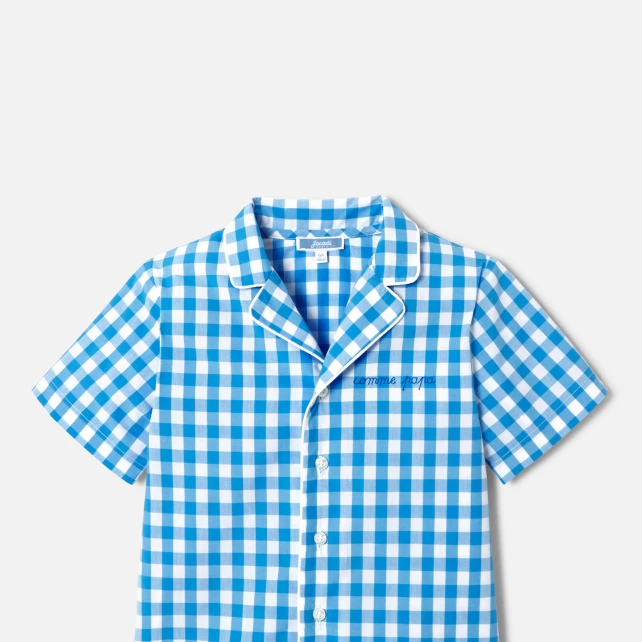 Pyjashort enfant garçon en vichy