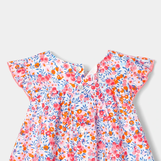 Robe bébé fille en tissu Liberty