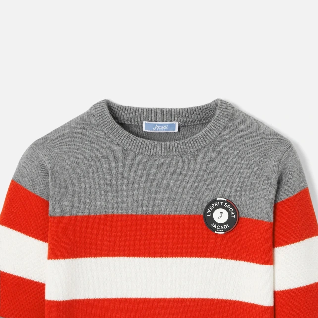 Pull color block enfant garçon