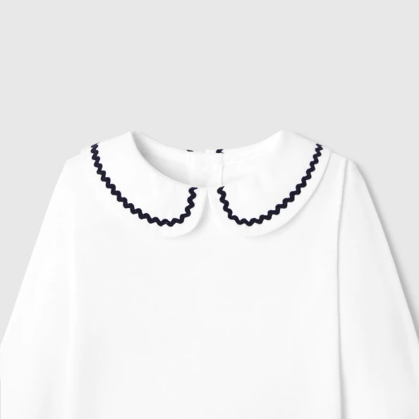 Body bébé fille col fantaisie