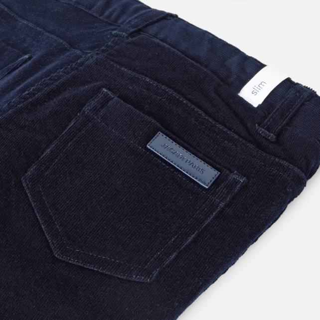 Pantalon slim en velours enfant fille