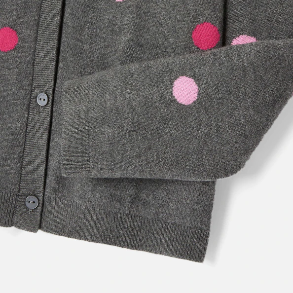 Cardigan à pois enfant fille