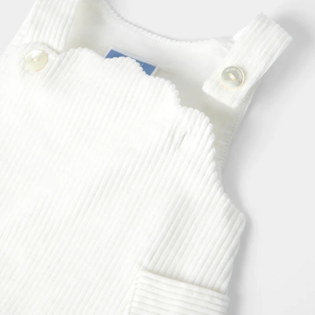 Robe chasuble bébé fille en velours
