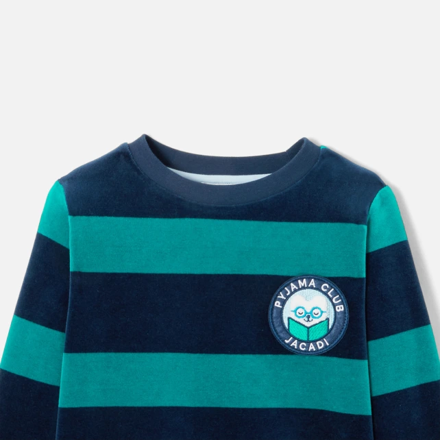 Pyjama en velours enfant garçon
