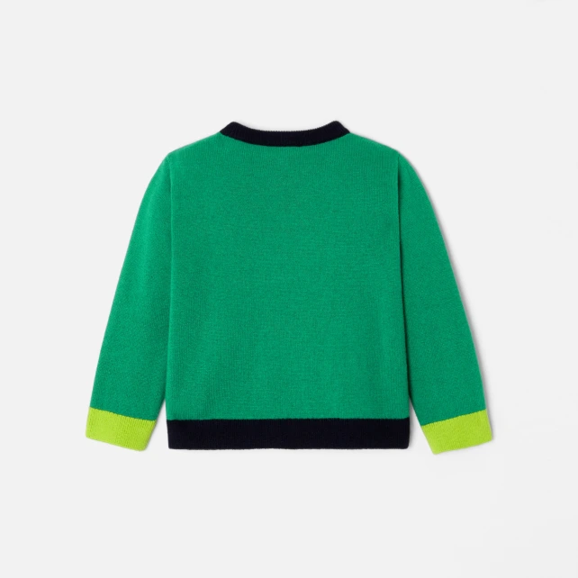 Pull bébé garçon Intarsia Tour Eiffel 