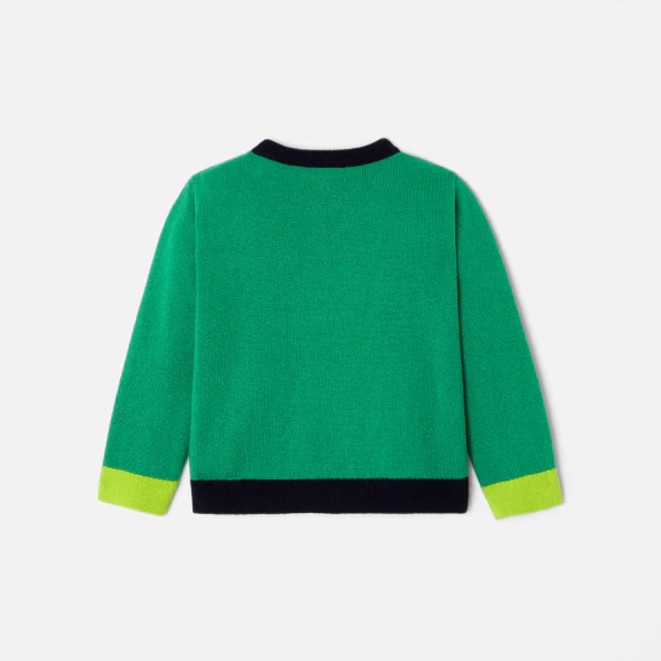 Pull bébé garçon Intarsia Tour Eiffel 