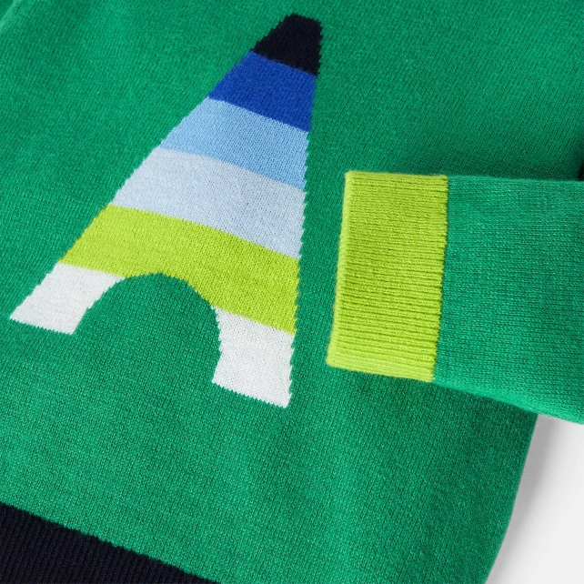 Pull bébé garçon Intarsia Tour Eiffel 