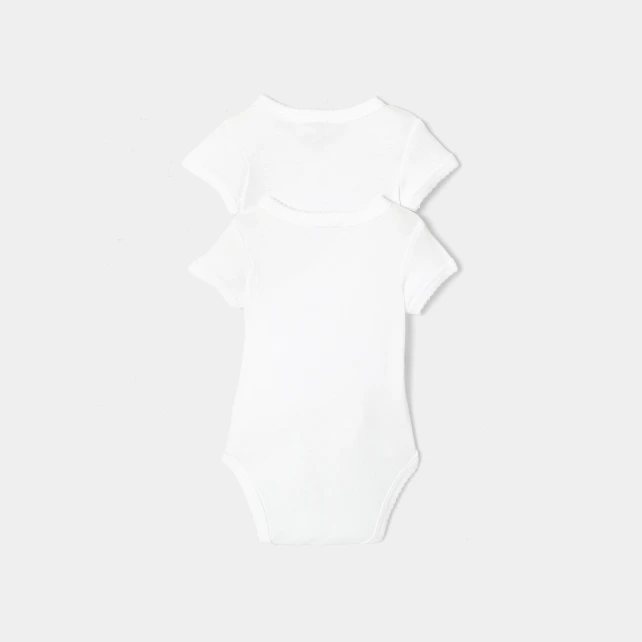Lot de 2 bodies manches courtes bébé