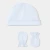 Ensemble bonnet et moufles bébé