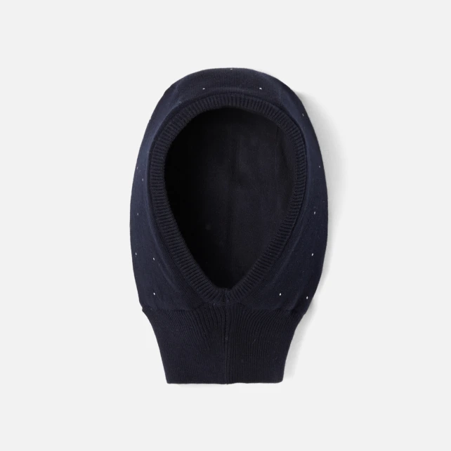 Cagoule bébé fille à pois