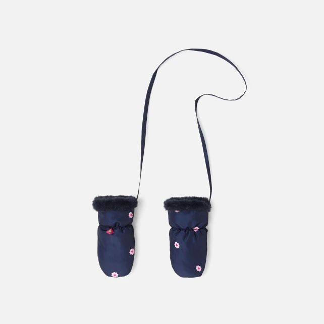 Moufles bébé fille en nylon