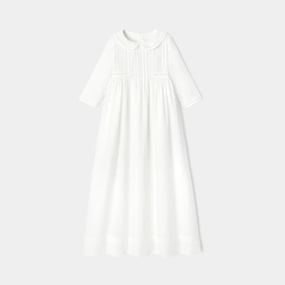 Robe longue de cérémonie bébé fille