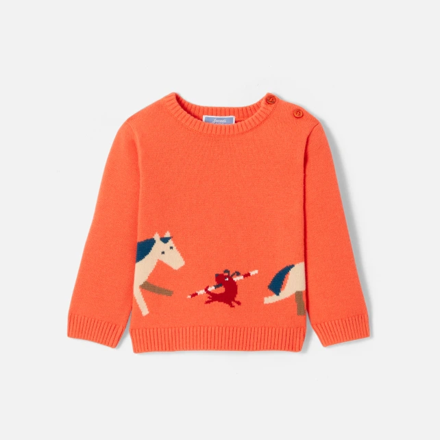 Pull bébé garçon laine et cachemire