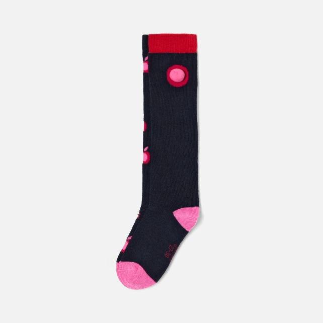 Duo de chaussettes hautes enfant fille