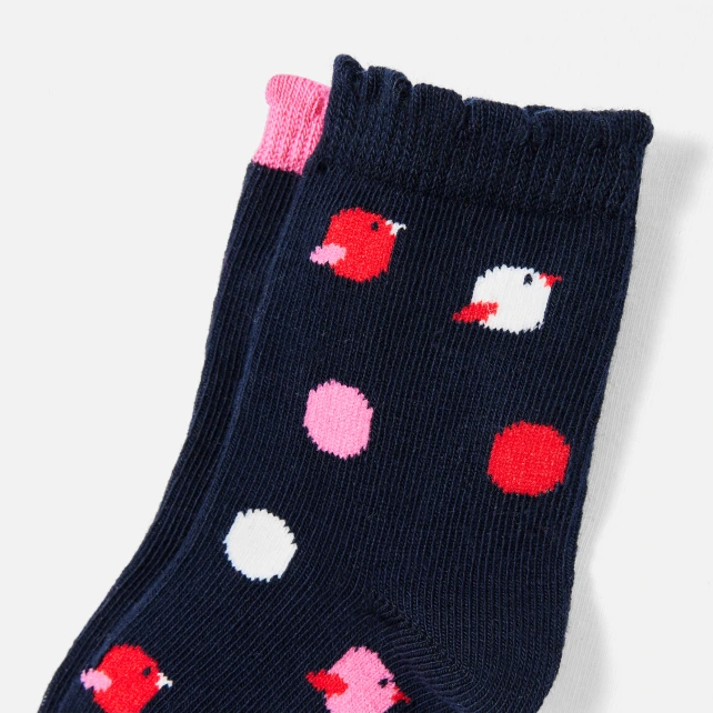 Duo de chaussettes bébé fille