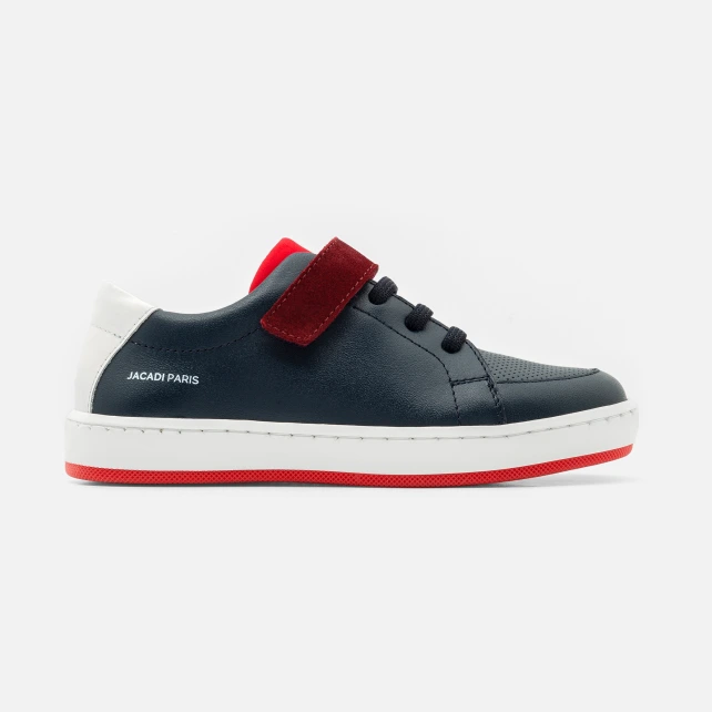 Tennis enfant garçon en cuir