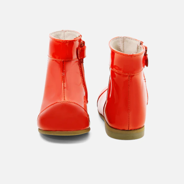 Bottines bébé fille en cuir verni