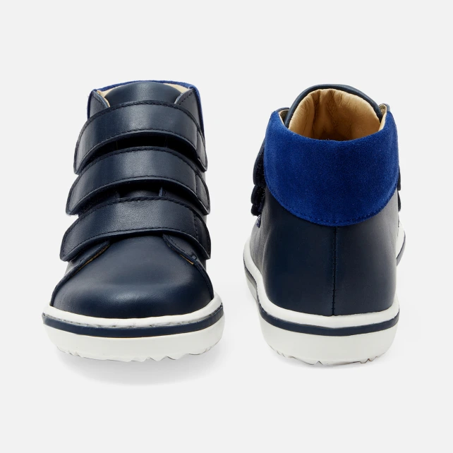 Tennis montantes enfant garçon en cuir