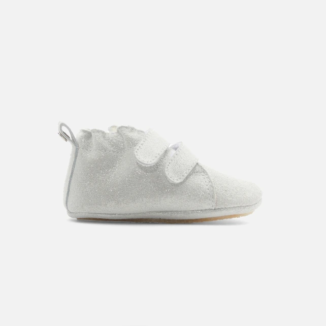 Chaussons bébé fille irisés