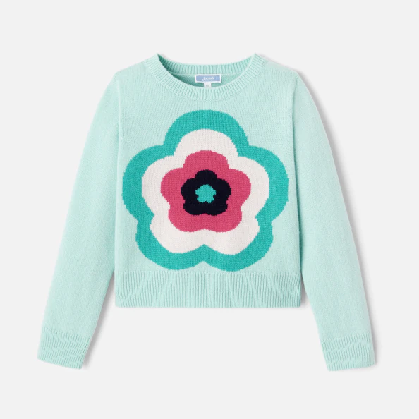 Pull court enfant fille
