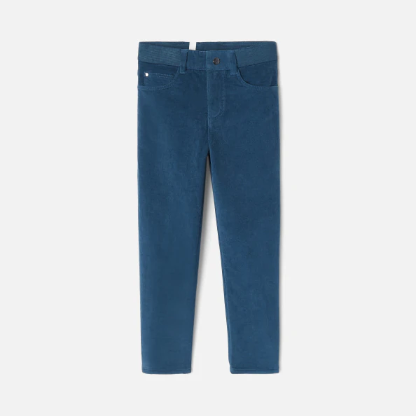Pantalon en velours doublé enfant garçon