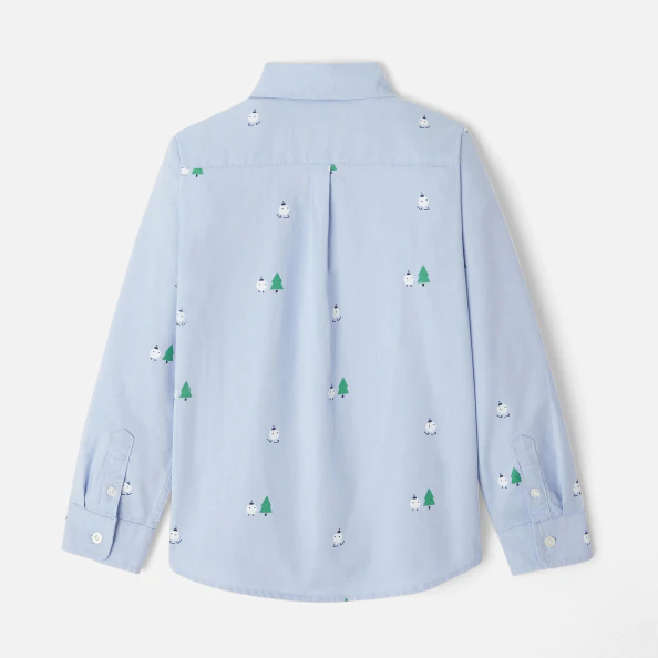Chemise enfant garçon esprit de Noël 