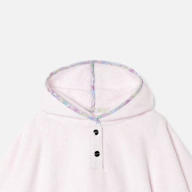 Cape de bain bébé fille
