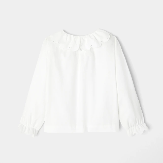 Blouse enfant fille en flanelle