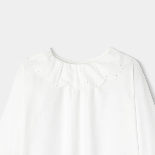 Blouse enfant fille en flanelle