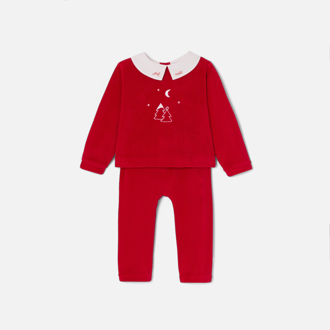 Pyjama de Noël bébé garçon en velours