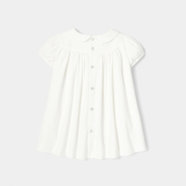 Robe bébé fille en velours