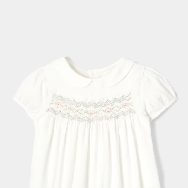 Robe bébé fille en velours