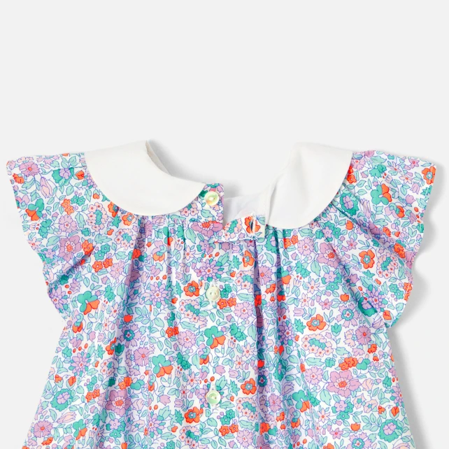 Robe bébé fille en tissu Liberty 