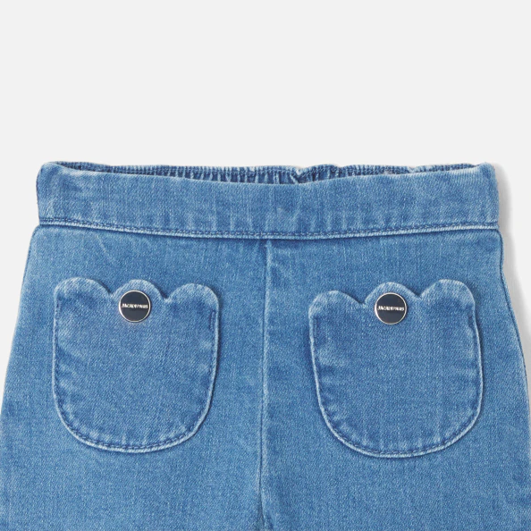 Pantalon bébé fille en jean léger