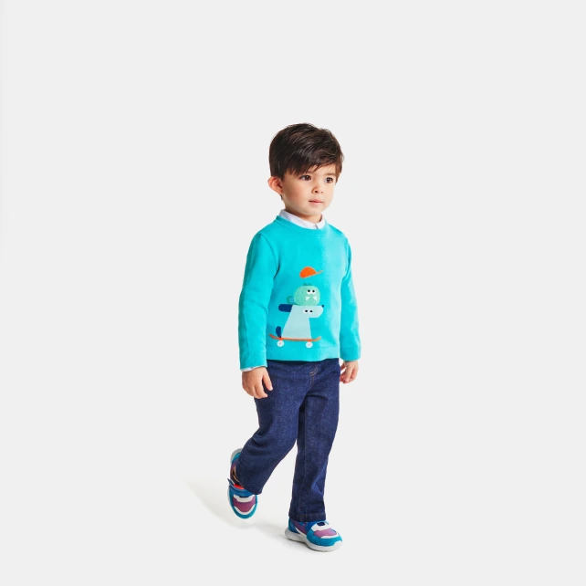Pull bébé garçon en coton