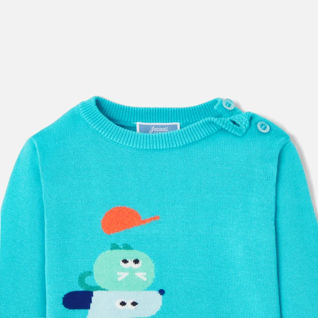 Pull bébé garçon en coton