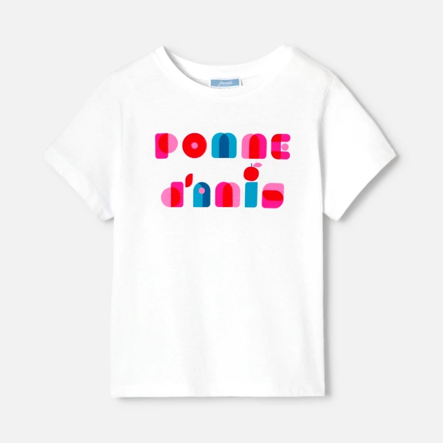 T-shirt enfant fille à message